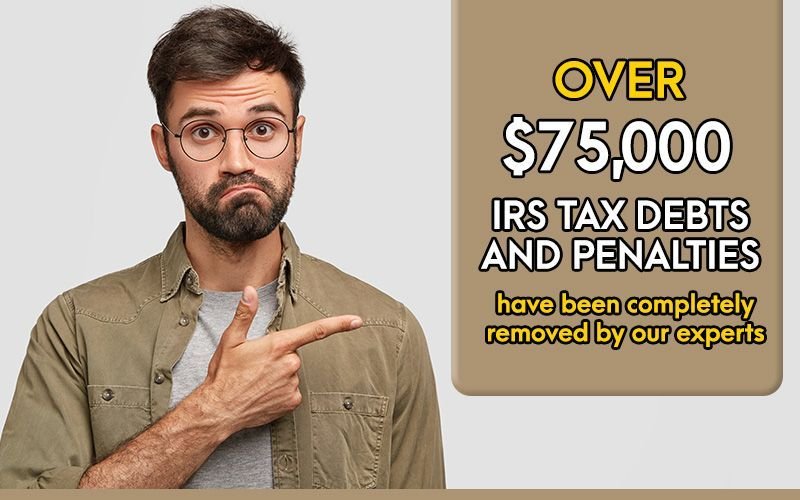 Over 75000 IRS Tax Debts